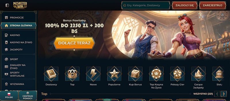 Monsterwin Casino Deutschland - Ein sicherer und attraktiver Anbieter? - overview